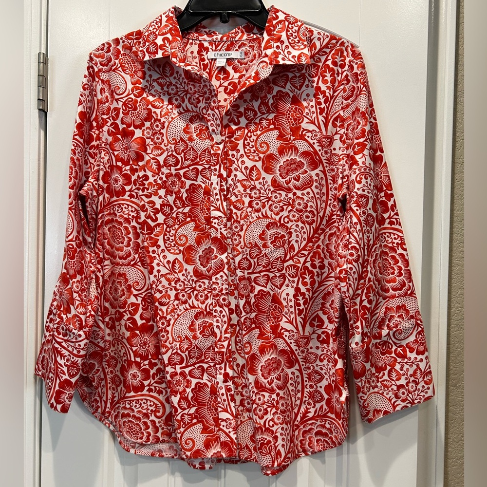Chico’s no iron blouse